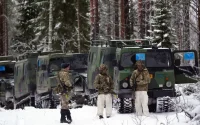 Après s'être entraînés au Maroc, les soldats britanniques se déploient face à la Russie par -28°C