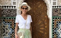 Cristina Córdula passe de bons moments au Maroc