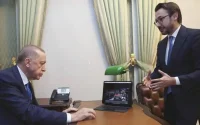 Le président turc vote pour une photo de l'équipe du Maroc