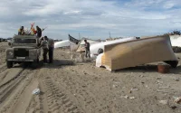 Maroc : le village de pêcheurs de Dakhla consumé par le feu