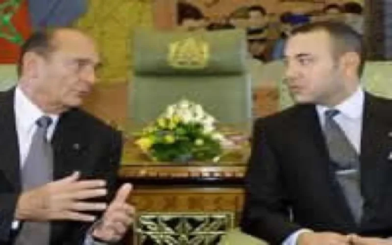 Jacques Chirac fête Noël au Maroc 