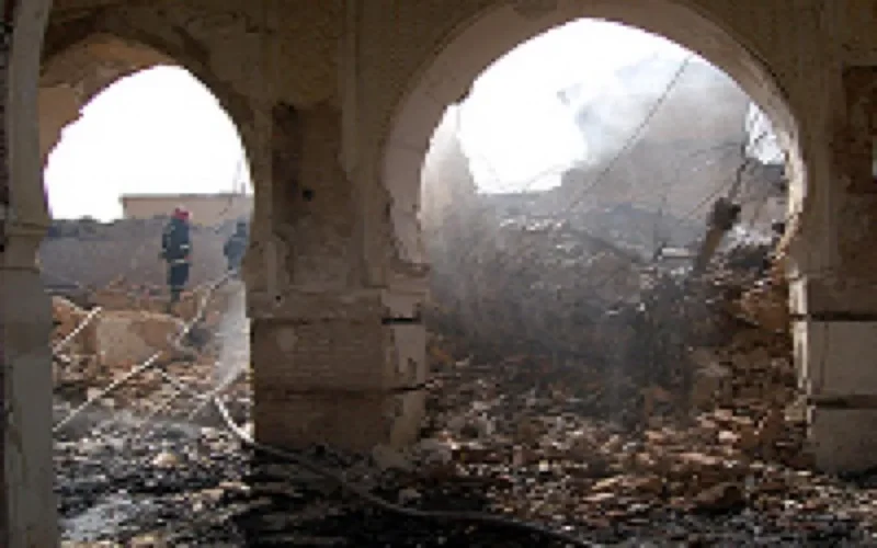 La grande mosquée de Taroudant, vieille de cinq siècles, ravagée par le feu (Màj)