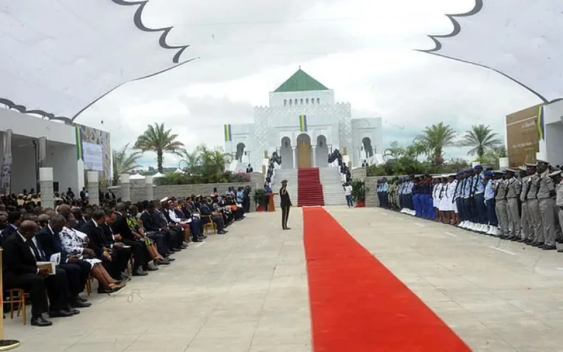 Une réplique du Mausolée Mohammed V de Rabat, au Gabon