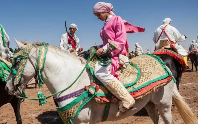 Photos : quand des femmes marocaines font de la fantasia