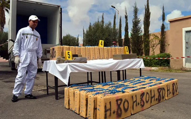 Une tonne de résine de cannabis saisie à Tiznit