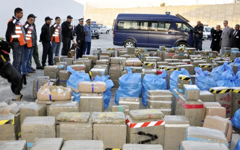 Plus d'un tonne de drogue saisie au port Tanger Med