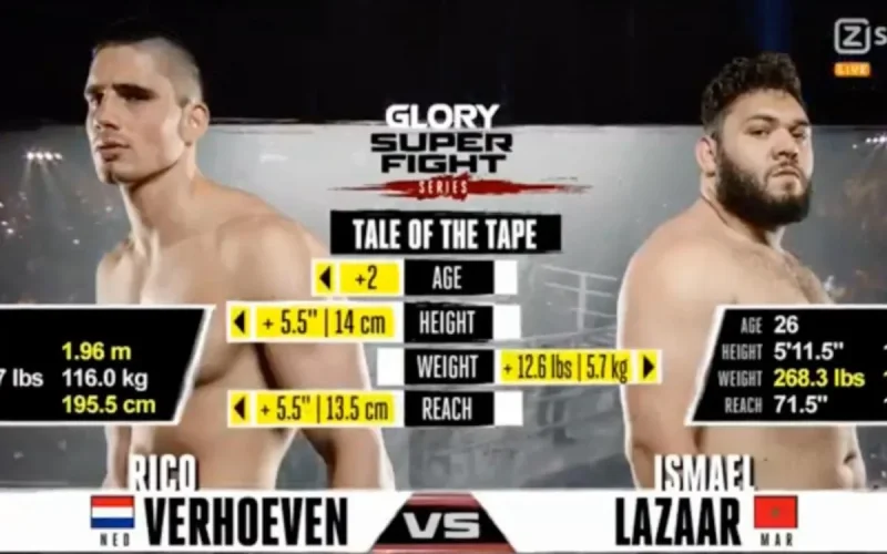 Ismael Lazaar perd son combat contre Rico Verhoeven (vidéo)