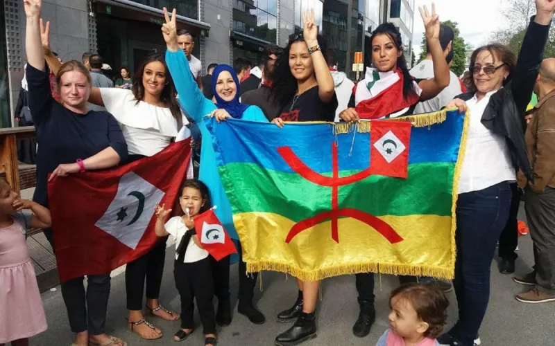 Manifestation de soutien au Hirak à Bruxelles