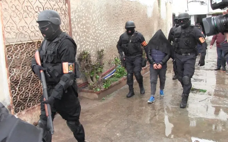 Vidéo : l'arrestation des présumés terroristes à Tanger
