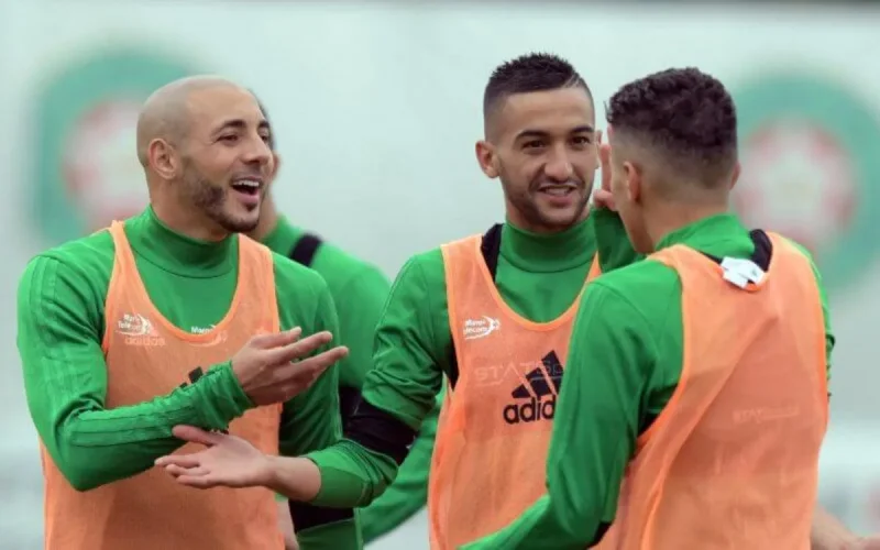 Nordin Amrabat de retour à l'entraînement avec les Lions de l'Atlas