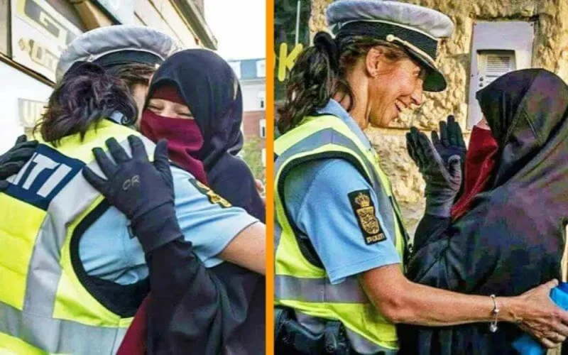 Danemark : cette policière risque l'exclusion pour « un câlin » à une femme en burka