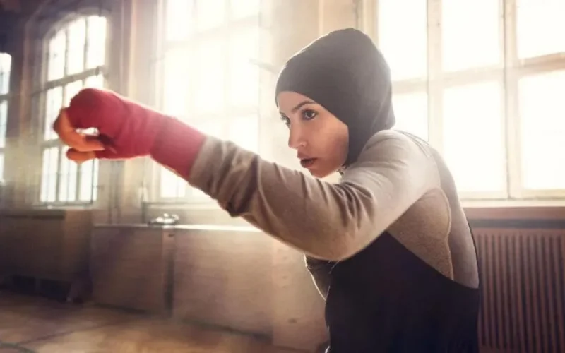 Zeina Nassar veut combattre avec son voile