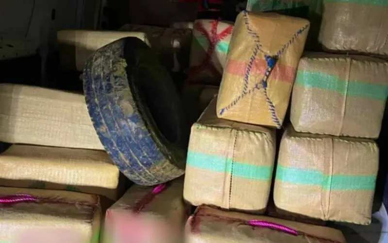 Grosse prise de cannabis dans le nord du Maroc