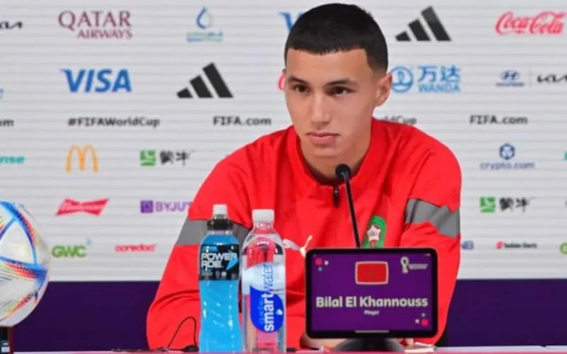 Bilal El Khannouss séduit par les supporters marocains