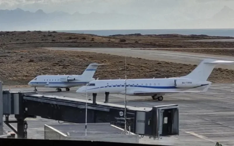 Escale mystérieuse d'un Bombardier 6000 au Maroc 