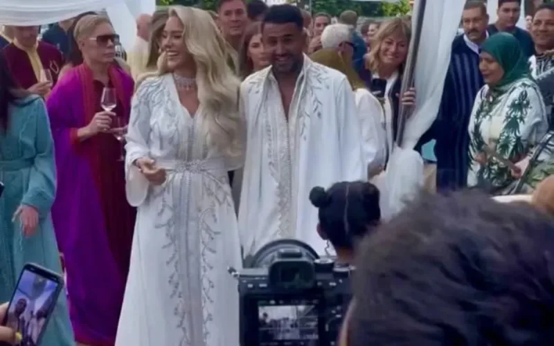 Mariage de Riyad Mahrez : l'Algérie s'approprie le caftan marocain de Taylor Ward