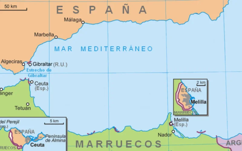 Sebta et Melilla affichées comme « zones disputées » avec le Maroc : Madrid retire la carte de son propre site