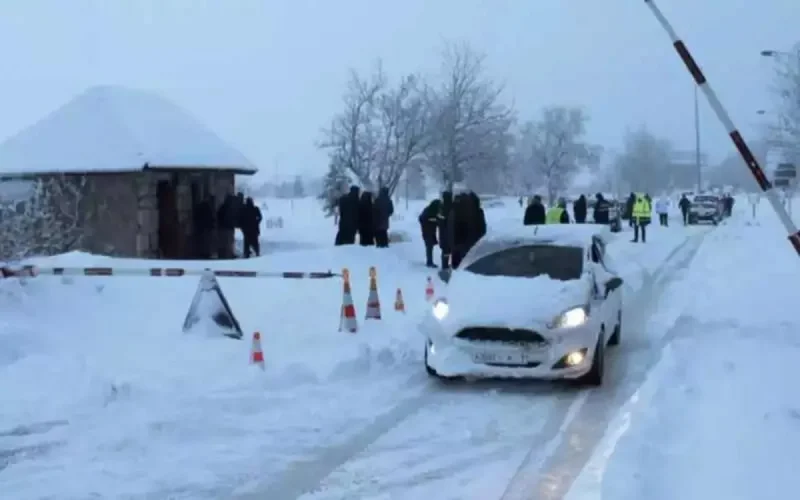 Vague de froid et neige au Maroc