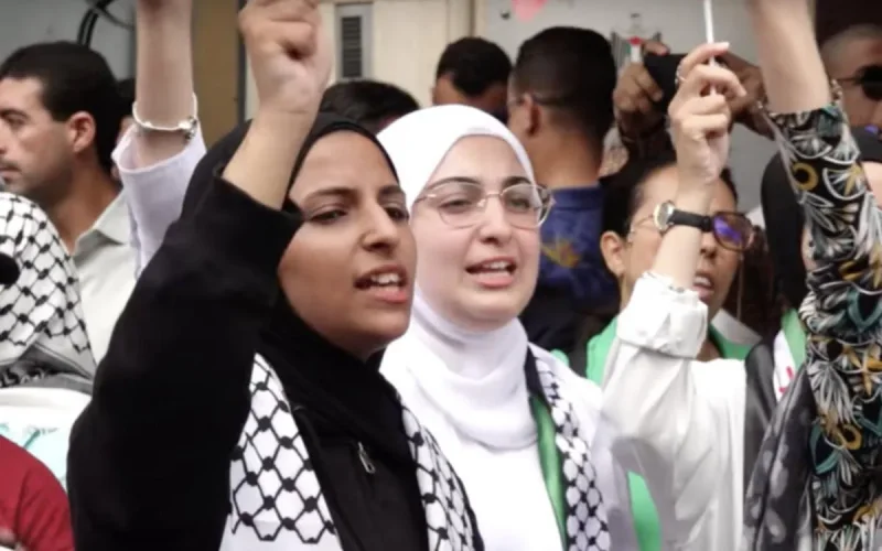 Les Marocains manifestent pour la Palestine