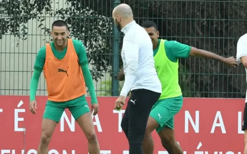 Hakim Ziyech « très heureux de retrouver l'équipe nationale » (vidéo)